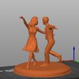 Ekran-Alintisi.jpg Minimalist Dancing Couple Figure | Abstract Love Sculpture (3D Print STL), La La Land, lalaland, La La Land movie,