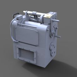 Bt-Winde-1.jpg STL file Winch for ship model 1:50 BT・Model to download and 3D print