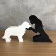 WhatsApp-Image-2022-12-21-at-09.12.17-1.jpeg Girl and her Golden Retriever (straight hair) for 3D printer or laser cut