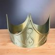 il_1140xN.4874791032_34si.jpg Frog Prince Crown. Princess & Naveen and the Frog. Cosplay Costume Prop. Adult Size