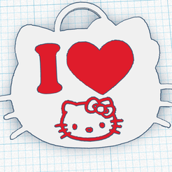 Captura-de-pantalla-2023-05-16-223140.png Fichier STL J'adore hello kitty Keychan・Design pour imprimante 3D à télécharger