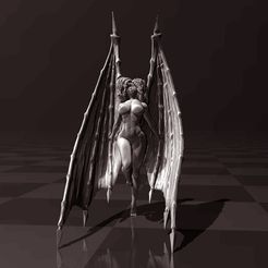55fcee1bca544a6decc070836b11a1a4_display_large.jpg Free STL file Sexy Devil・3D printer design to download