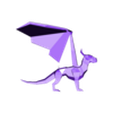 Dragon.obj Low Poly Stylized 3D Dragon