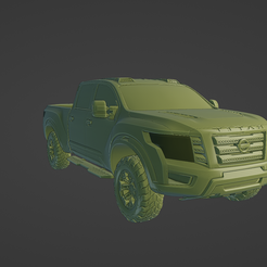 1.png Fichier STL Nissan Titan 2020・Modèle à télécharger et à imprimer en 3D