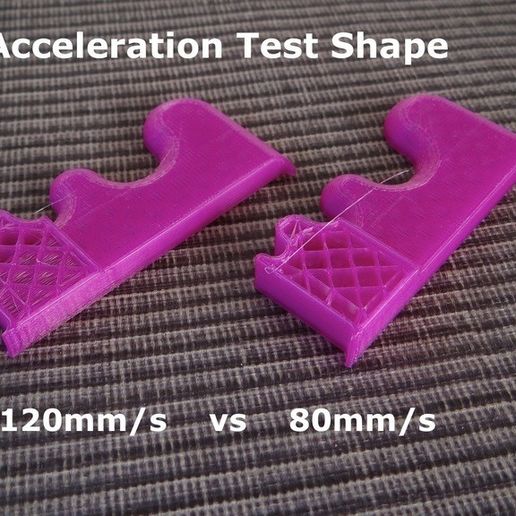 Download free STL file Acceleration Test Shape Print Aid • 3D