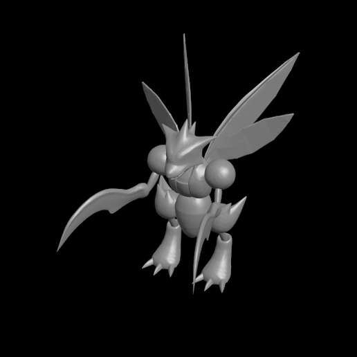 Download STL file Scyther • 3D printing design • Cults