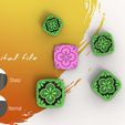 tile-1-1.jpg Mediterranean Tile 1 Polymer Clay Cutters | Digital STL File | 4 Sizes | 2 Cutter Versions