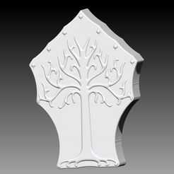 TheWhiteTreeOfGondor.jpg The white tree of gondor Solid Shampoo and mold for soap pump
