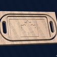 0-Canada-Flag-Tray-With-Handles-©.jpg Canada Flag Tray With Handles - CNC Files for Wood (svg, dxf, eps, ai, pdf)