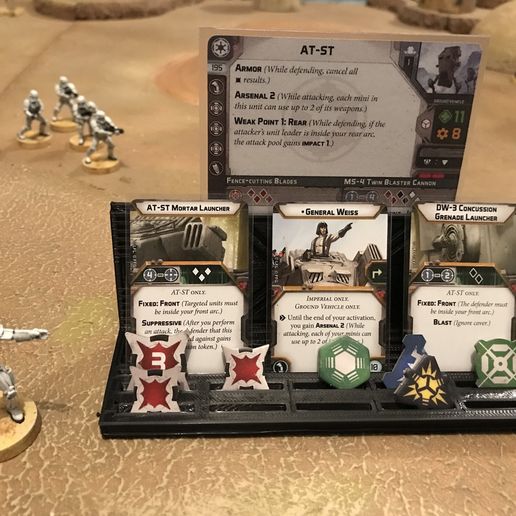 Star Wars Legion Card HolderFree 3D File for Cults