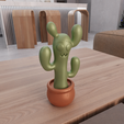 untitled.png 3D Cute Cactus Tree Decor with 3D Stl Files & Cactus Gift, 3D Printing, Cactus Decor, Christmas Decor, 3D Printed Decor, Cactus Art