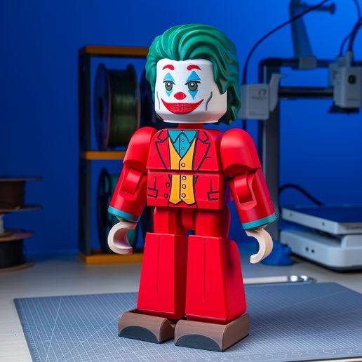 🃏 Joker Modular Figure・ 3MF File for 3D printing・Cults