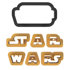 WAR VA Archivo STL Juego de cortadores de galletas de Star Wars con varios cortadores・Modelo imprimible en 3D para descargar, dwain