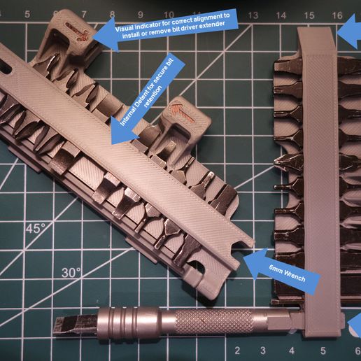 🧰 Leatherman Bit Kit and Bit Driver Extender All-In-One Case・ 3MF File ...