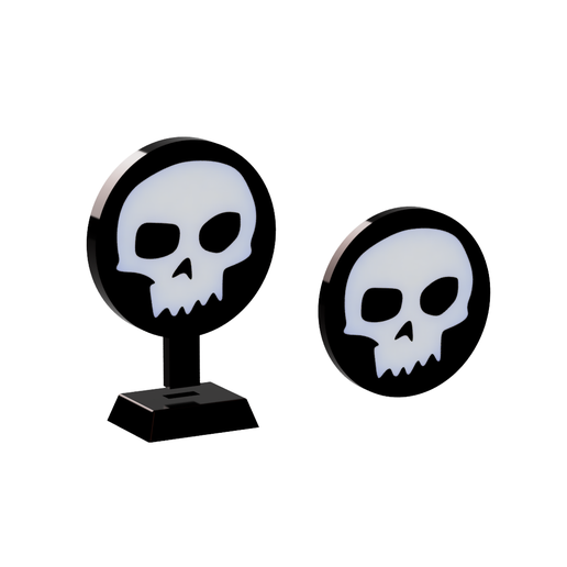 23-SIDS-SKULL.png TOY STORY - Sid's Skull Logo - Decor / Coaster
