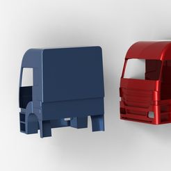 kabina.jpg Fichier STL cabine du camion・Plan imprimable en 3D à télécharger