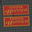 4runnerpromo.png Toyota 4Runner B pilar badge 1984-1989