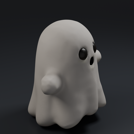 Cute Ghost 1 3D printable STL miniature