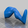 He-Mag_LeftLeg.png Free STL file 5.5 3D HE Barbarian - Magnet Version・3D printing model to download