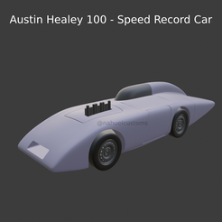 New-Project-2021-06-21T153438.314.png Fichier STL Austin Healey 100 Streamliner - Voiture de record de vitesse・Objet imprimable en 3D à télécharger