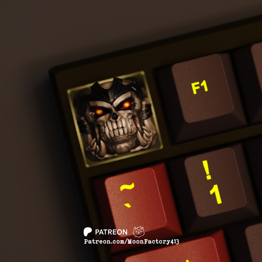 3D file Wraith King (Arcana) Artisan Keycap 🤴 ・3D printable model to ...