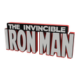 6.png 3D MULTICOLOR LOGO/SIGN - The Invincible Iron Man (Comic Book)