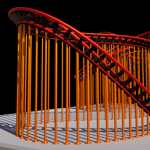 🎢 rollercoaster・ STL File for 3D printing・Cults