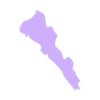 Sinaloa.stl Mapa de México Puzzle