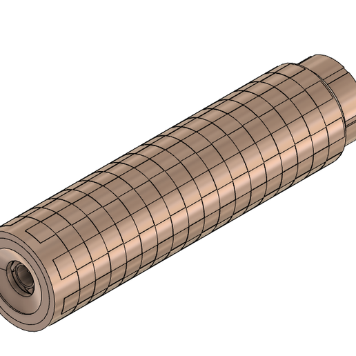CHECK MATE 9MM SILENCER 3D model