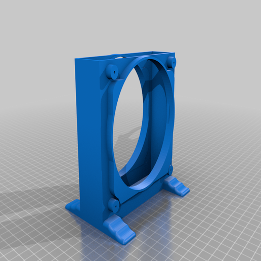 support_radiateur_pc_v2.png rack for pc radiator connect 2 fans