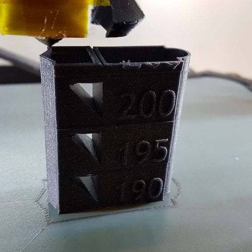 Free GCODE file Temperature test PLA version・3D print design to