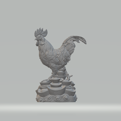 1.png Lucky Rooster 3D print model