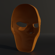 5.png Masquerade Party Face Mask - Human Face Mask 3D print model