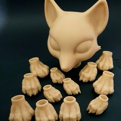 Куклы для искусства "Собачьи лапы