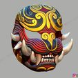 08.jpg Japanese Lion Mask - Devil Mask - Hannya Mask - Halloween cosplay