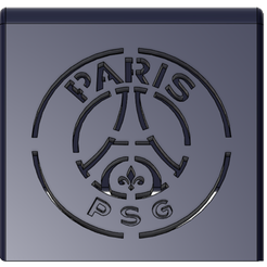 Image_4.png STL file PSG phone holder - Paris Saint Germain・3D print design to download