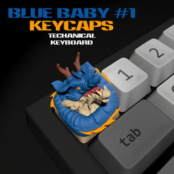 Q-5.png BLUE BABY - DRAGON #1 - COLLECTION DE CAPUCHONS DE TOUCHES - CLAVIER MÉCANIQUE