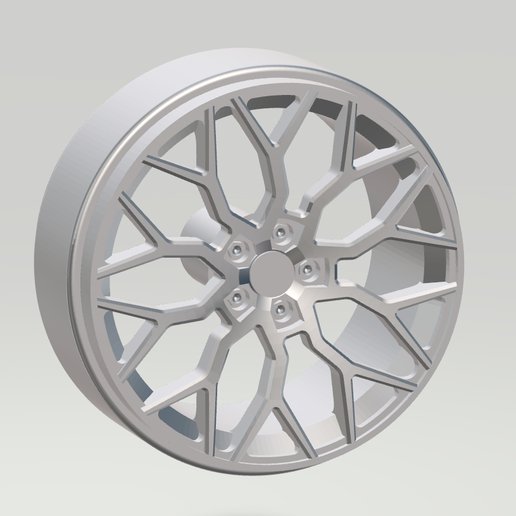 1/18 Rims Vossen HF2 Deep Face 21 inch x 10J 3D model