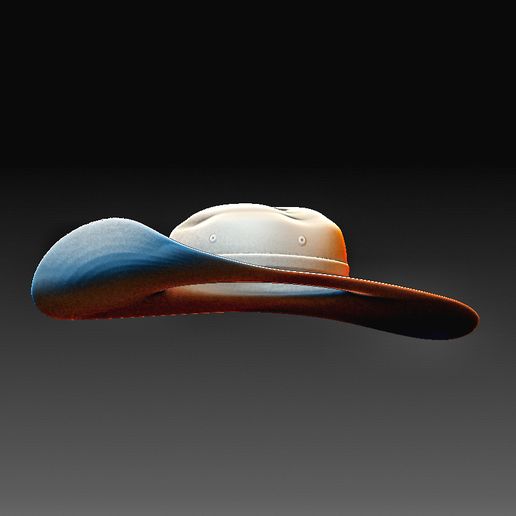 Aussie hat - 3D model önizlemesi