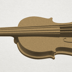 TDA0305 Violin A01.png 3D-Datei Violin kostenlos・3D-druckbare Vorlage zum herunterladen