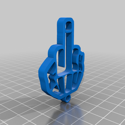 fuck_you_Ring.png Keychain The middle finger