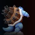 Gigandymax-Blastoise-Version03.jpg Gigandymax Blastoise version- FAN ART - POKÉMON FIGURINE - 3D PRINT MODEL