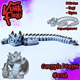 FreshStartTMNT21.png Classic Monsters Gargoyle Dragon MultiColor Flexi Print-In-Place + figure