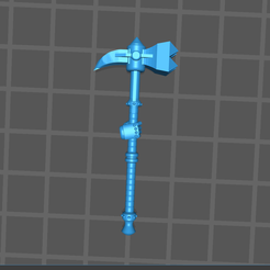 martillo.png Бесплатный STL файл Thunder Hammer for gloomy angels cenoviums・Дизайн для загрузки и 3D-печати