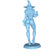 model-5.png Morwen Ash – Fantasy Female Witch Figure STL