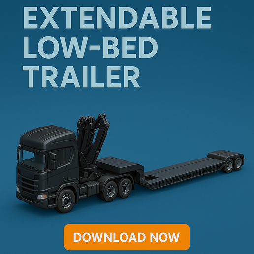 ChatGPT-Image-05_57_53-29-thg-5,-2025.png Scania Low-Bed Extender – Extendable Heavy-Haul 3D STEP Model