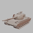 1.png Tanque Action X - Modelo de tanque pesado experimental para impressão 3D