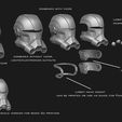 Versions.jpg Custom trooper helmet inspired by Echo helmet from Bad Batch