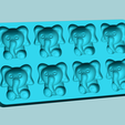 el5.png Jelly Candy Molding Elephant - Gummy Mould