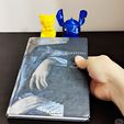 CuteA-LuckyC-BM-13.jpg Cute Alien & Lucky Cat Bookmarks 📚✨ 3D Printed Duo